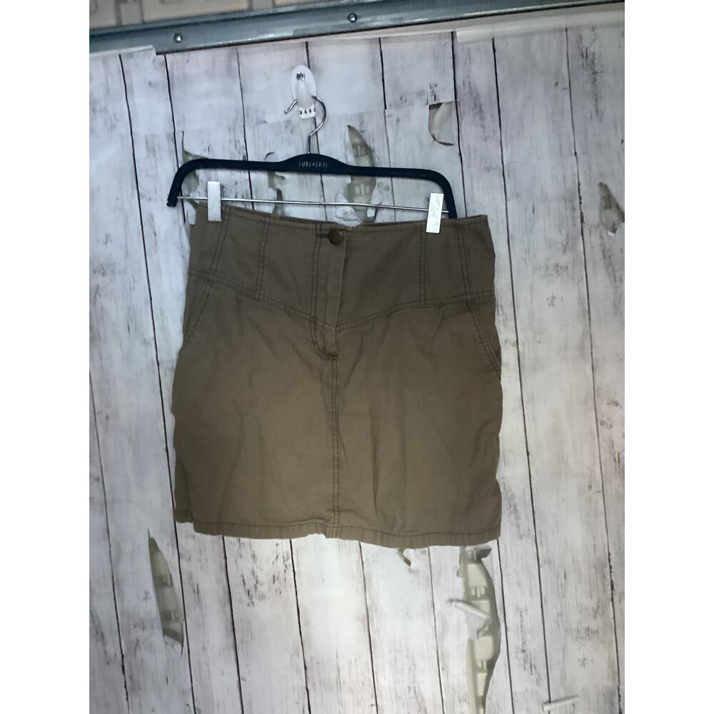 H&M Tan Pockets Hiking Outdoor Athletic Stretch Skort Skirt Size 6